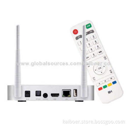 Mstar Quad-core Android TV Box with 2/16GB, 5V/2A Power Supply